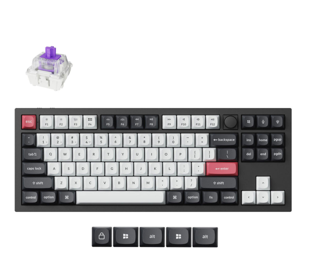 Keychron Q3HE Gateron Magnetic Switch HS MacOS & Win Metal Body 80% - 1345121 - zdjęcie 2
